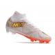 Nike Zoom Mercurial Superfly IX Elite FG Blanc Argent Jaune