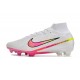 Crampon Nike Mercurial Superfly 9 Elite FG Blanc Rose
