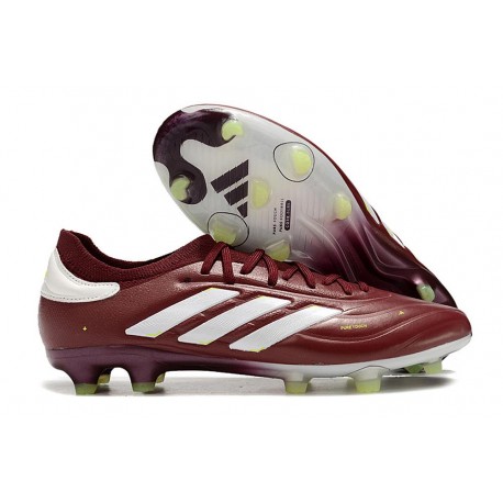 Chaussure adidas Copa Pure II Elite FG Energy Citrus - Shadow Rouge Blanc Jaune