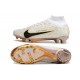 Crampon Nike Mercurial Superfly 9 Elite FG Blanc Or Noir