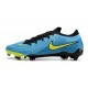 Nike Phantom GX 2 Elite FG Nouvelle Bleu Jaune