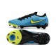 Nike Phantom GX 2 Elite FG Nouvelle Bleu Jaune