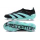 Chaussure Adidas Predator Elite Laceless FG Noir Bleu