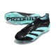Chaussure Adidas Predator Elite Laceless FG Noir Bleu