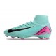 Chaussure Nike Mercurial Superfly X Elite FG Vert Noir Rose