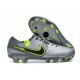 Nike Tiempo Legend 10 Elite FG Gris Noir Vert