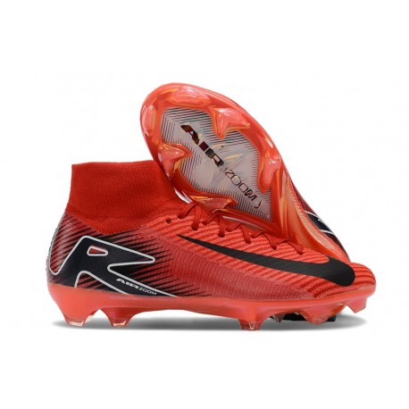 Chaussure Nike Mercurial Superfly X Elite FG Rouge Noir