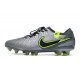 Nike Tiempo Legend 10 Elite FG Gris Noir Vert