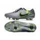 Nike Tiempo Legend 10 Elite FG Gris Noir Vert