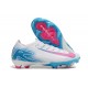 Nike Air Zoom Mercurial Vapor 16 Elite FG Blanc Bleu Rose