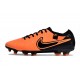 Nike Tiempo Legend 10 Elite FG Orange Noir