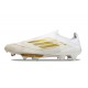 Chaussures adidas F50+ Laceless FG Day Spark - Blanc Doré Blanc