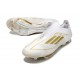 Chaussures adidas F50+ Laceless FG Day Spark - Blanc Doré Blanc