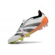 Chaussure Adidas Predator Elite FT FG Blanc Noir Orange