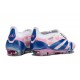 Adidas Predator Elite Tongue FG Blanc Ftwr Bleu Solaire Rose Solaire