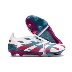 Chaussure Adidas Predator Elite FT FG Blanc Bleu Rouge