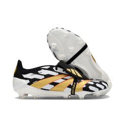 Chaussure Adidas Predator Elite FT FG Noir Blanc Or