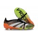 Chaussure Adidas Predator Elite FT FG Noir Blanc Orange Vert