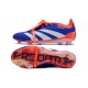 Adidas Predator Elite FT FG Bleu Lucide Blanc Ftwr Rouge Solaire