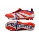Chaussure Adidas Predator Elite FT FG Rouge Blanc