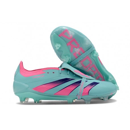 Chaussure Adidas Predator Elite FT FG Bleu Rose