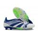 Chaussure Adidas Predator Elite FT FG Blanc Bleu Vert