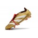Chaussure Adidas Predator Elite FT FG Or Blanc Rouge