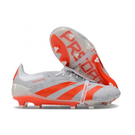 Chaussure Adidas Predator Elite FT FG Gris Rouge