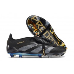 Chaussure Adidas Predator Elite FT FG Noir Carbone Or Métallique