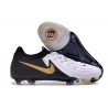 Crampon Nike Phantom GX II Elite FG Bianco Nero Oro Metallizzato