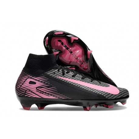 Chaussure Nike Mercurial Superfly X Elite FG Noir Rose