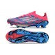 Chaussure de Foot adidas F50+ Elite FG Bleu Solaire Blanc Ftwr Rose