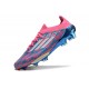 Chaussure de Foot adidas F50+ Elite FG Bleu Solaire Blanc Ftwr Rose
