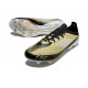Chaussure de Foot adidas F50+ Elite FG Doré Noir Blanc 