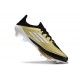Chaussure de Foot adidas F50+ Elite FG Doré Noir Blanc 