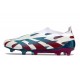 Chaussure Adidas Predator Elite Laceless FG Blanc Rouge Vert