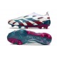 Chaussure Adidas Predator Elite Laceless FG Blanc Rouge Vert