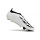 Chaussure Adidas Predator Elite Laceless FG Blanc Or