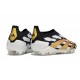 Chaussure Adidas Predator Elite Laceless FG Noir Blanc Or