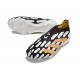 Chaussure Adidas Predator Elite Laceless FG Noir Blanc Or