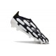 Chaussure Adidas Predator Elite Laceless FG Noir Blanc Or