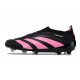Chaussure Adidas Predator Elite Laceless FG Noir Rose