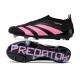 Chaussure Adidas Predator Elite Laceless FG Noir Rose