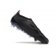 Chaussure Adidas Predator Elite Laceless FG Noir Rose