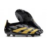 Chaussure Adidas Predator Elite Laceless FG Noir Or