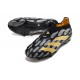 Chaussure Adidas Predator Elite Laceless FG Noir Or