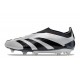 Chaussure Adidas Predator Elite Laceless FG Argent Noir