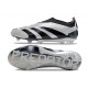 Chaussure Adidas Predator Elite Laceless FG Argent Noir