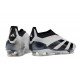 Chaussure Adidas Predator Elite Laceless FG Argent Noir