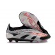 Chaussure Adidas Predator Elite Laceless FG Noir Argent Orange